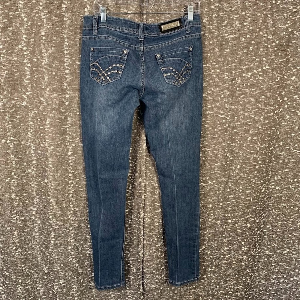 Free‎ Culture Studded Pockets Denim Skinny Jeans Women's 9